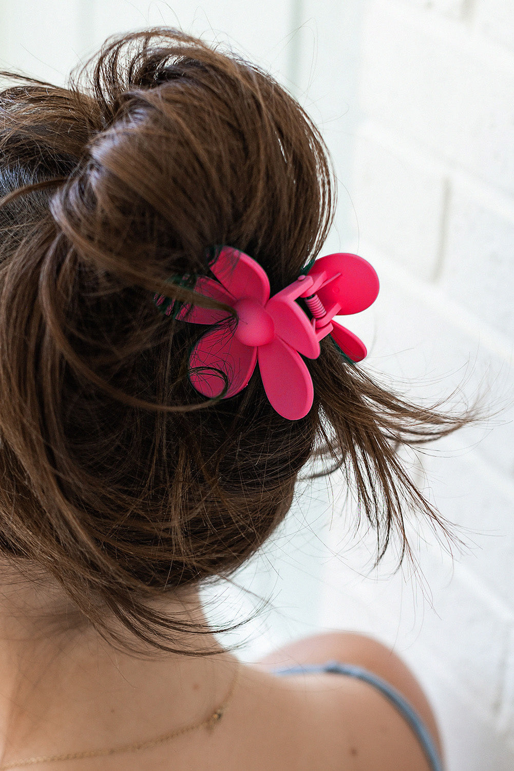 Yellow Flower Small Hair Claw Clip