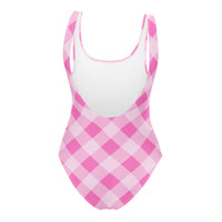 FLORIDA ECO ONE PIECE SWIMSUIT - PINK GINGHAM