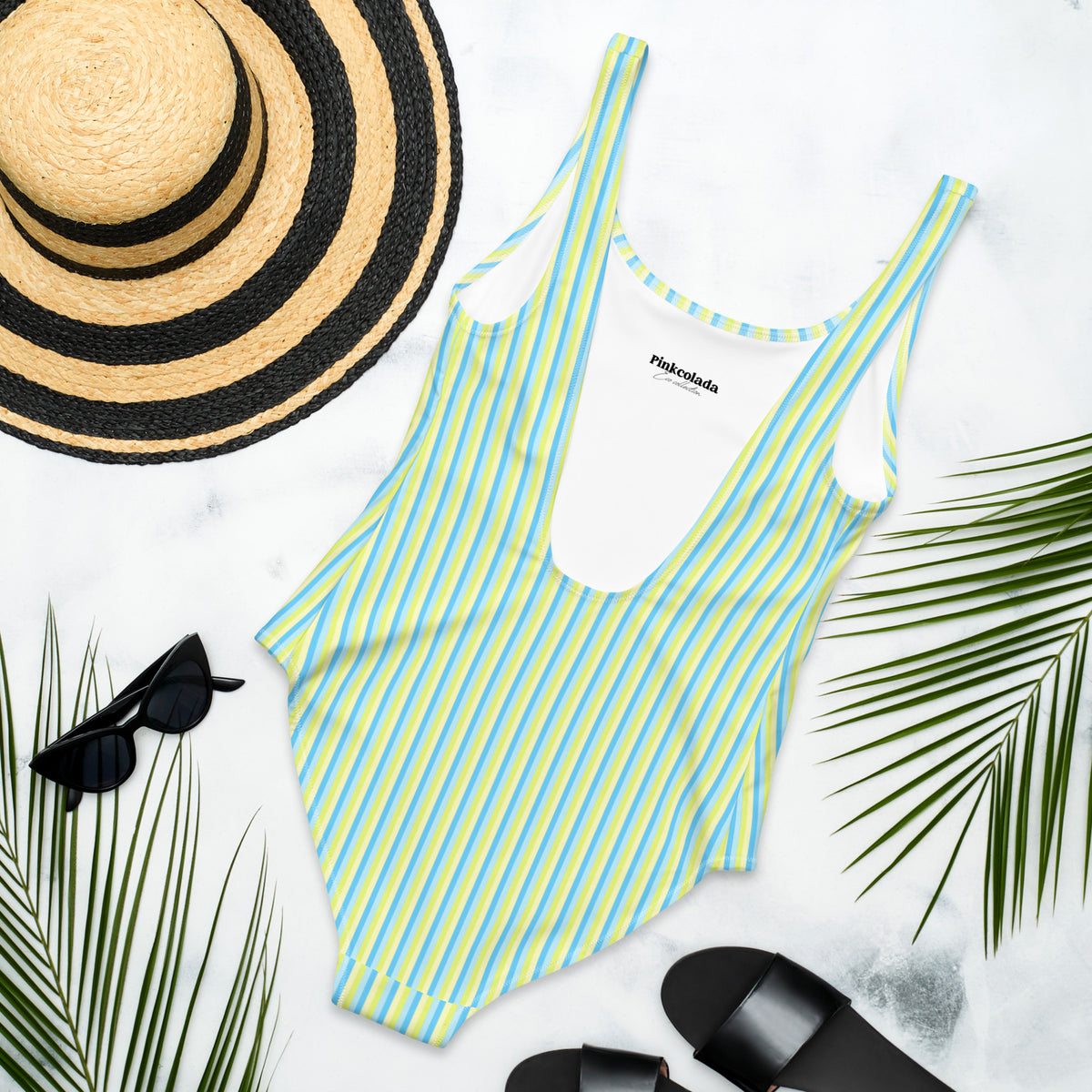 FLORIDA ECO ONE PIECE SWIMSUIT - ISLAND STRIPES