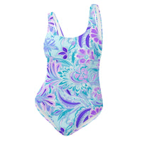 FLORIDA ECO ONE PIECE SWIMSUIT - NARNIANA PURPLE FLORALS