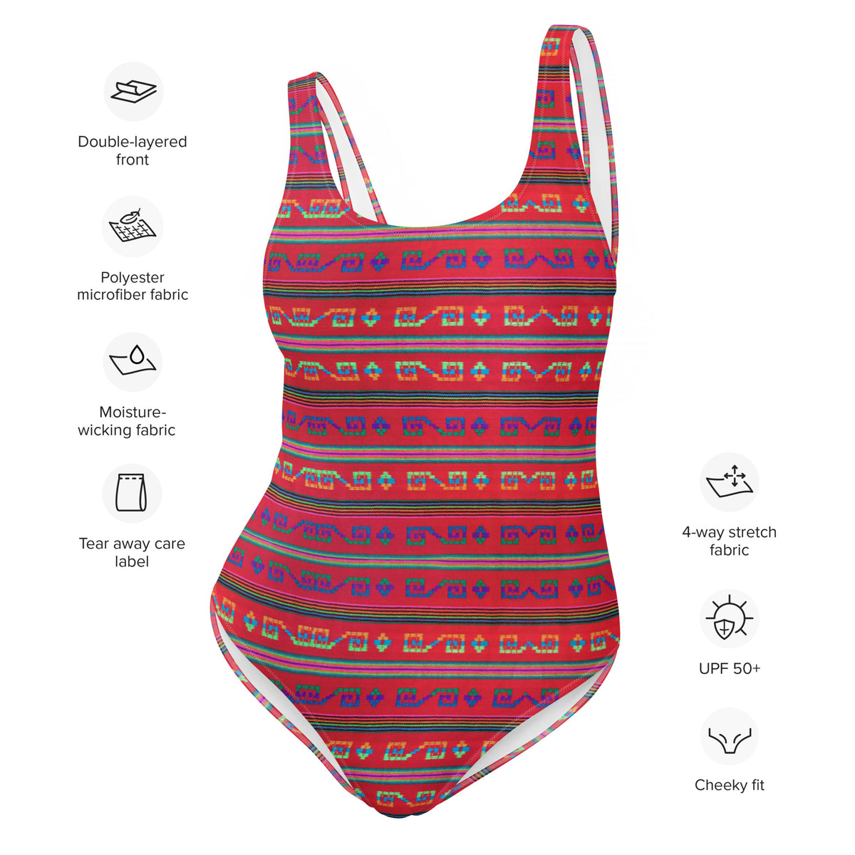 FLORIDA ECO ONE PIECE SWIMSUIT - LA PAZ RED