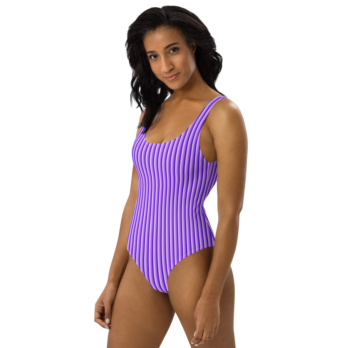 FLORIDA ECO ONE PIECE SWIMSUIT - PURPLE STRIPES