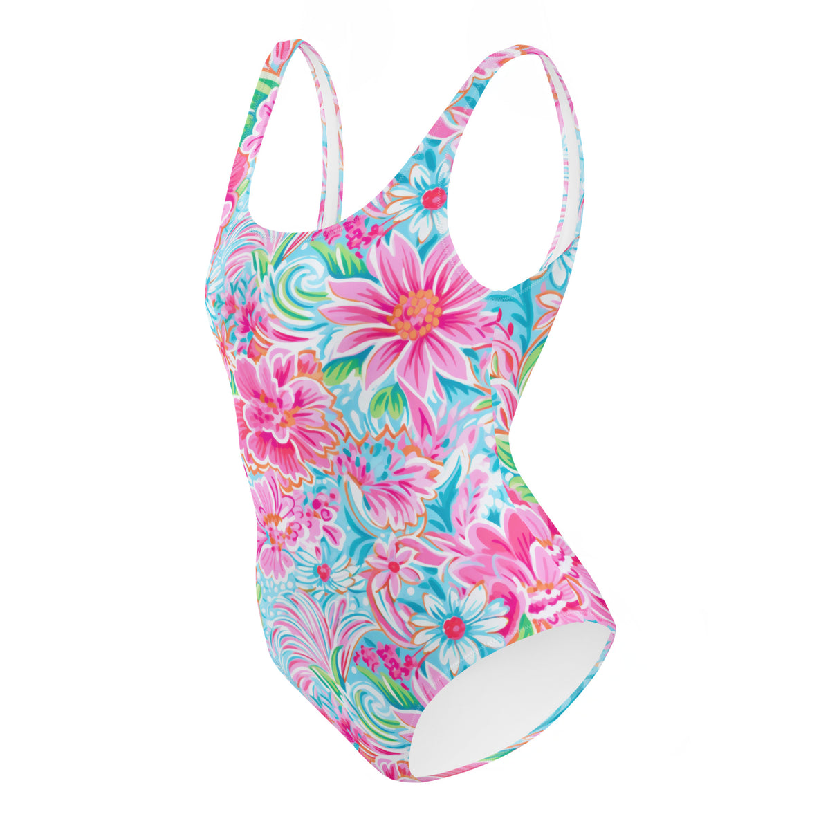 FLORIDA ECO ONE PIECE SWIMSUIT - NARNIANA PINK FLORALS