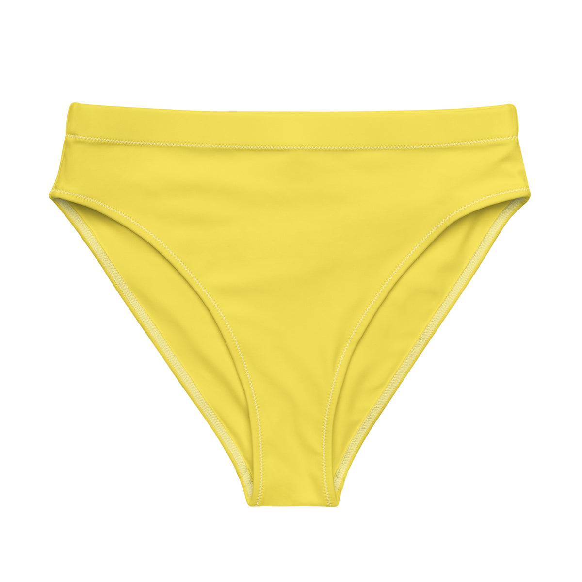 MIAMI ECO HIGH WAISTED BIKINI BOTTOM - YELLOW DAISY