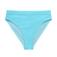 MIAMI ECO HIGH WAISTED BIKINI BOTTOM - CANDY BLUE