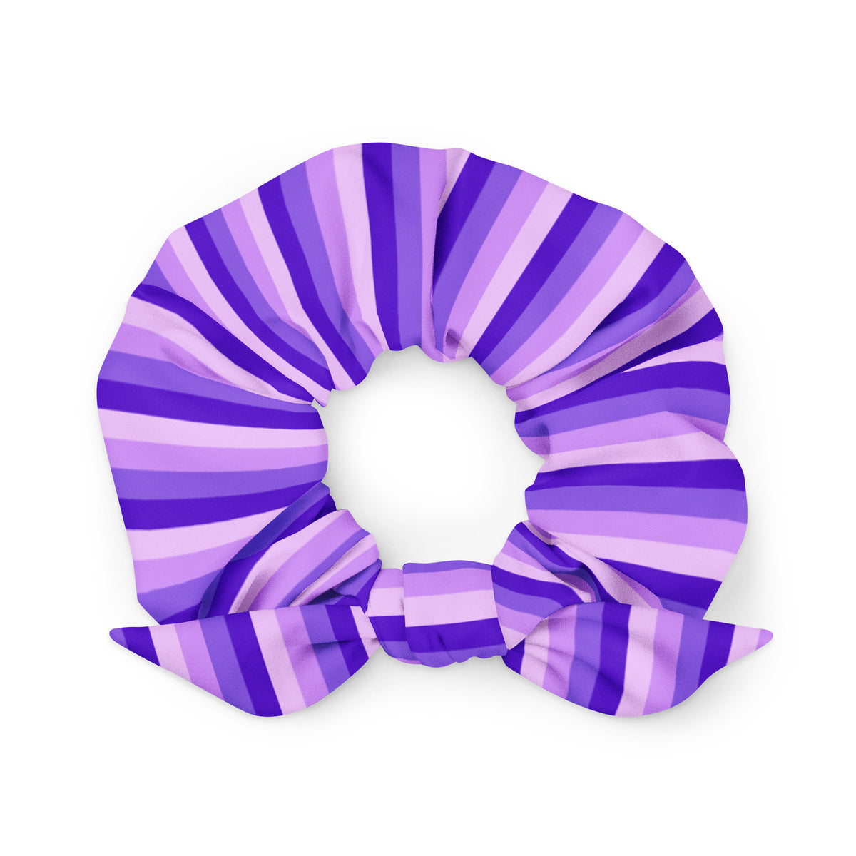 ECO SCRUNCHIE - PURPLE STRIPES