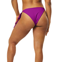 STRING BIKINI BOTTOM ECO - BERRY PURPLE