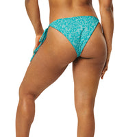 STRING BIKINI BOTTOM ECO - IRIS HIBISCUS