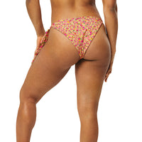 STRING BIKINI BOTTOM ECO - DITSY MANDARINS