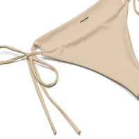 STRING BIKINI BOTTOM ECO - CHAMPAGNE