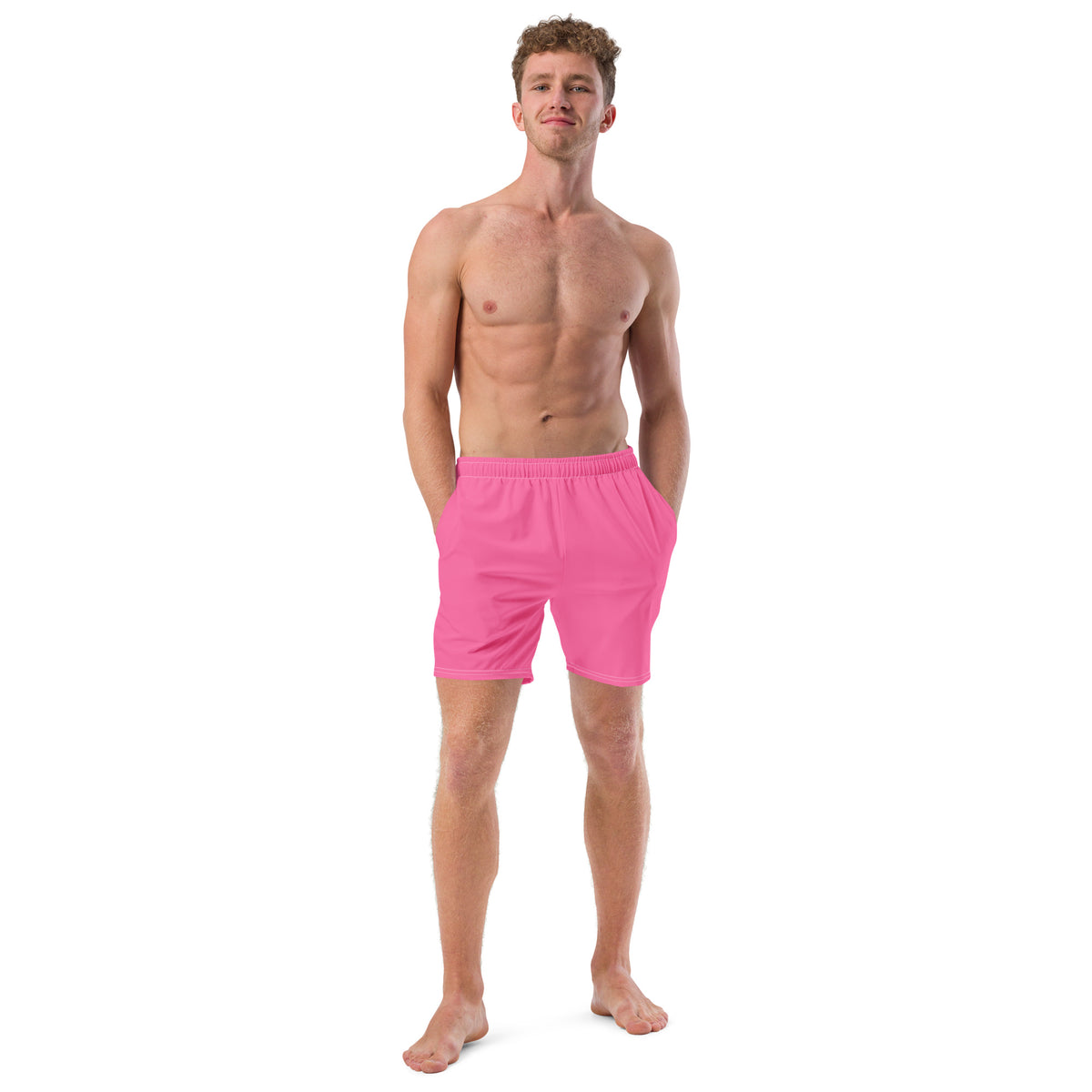 ECO MEN'S SWIM SHORTS - ROSE PINK