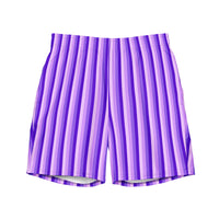 ECO MEN'S SWIM SHORTS - PURPLE STRIPES