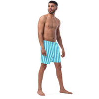 ECO MEN'S SWIM SHORTS - BLUE STRIPES