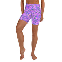 ECO BIKE SHORTS - DITSY PURPLES