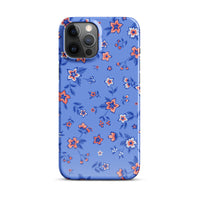 Snap case for iPhone® SAPPHIRE FLORALS