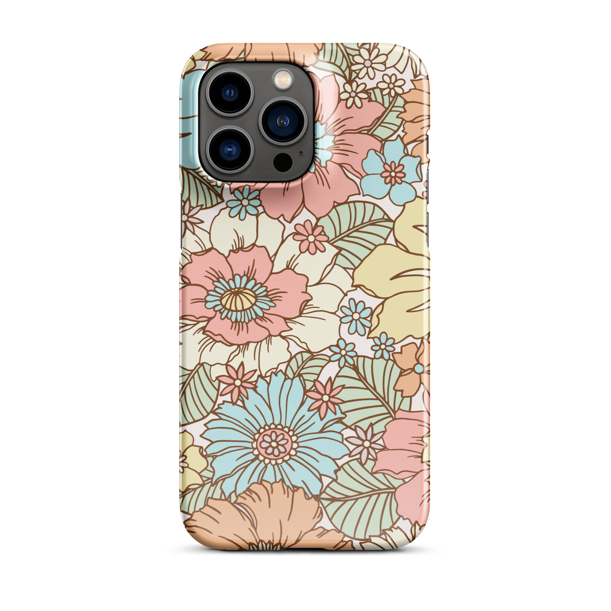 Snap case for iPhone® SUNSET GARDEN