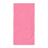 BEACH TOWEL - PINK SODA